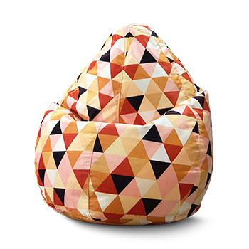 

Кресло мешок груша iPuff "Мозаика 5" Флок XL (80x110 см)