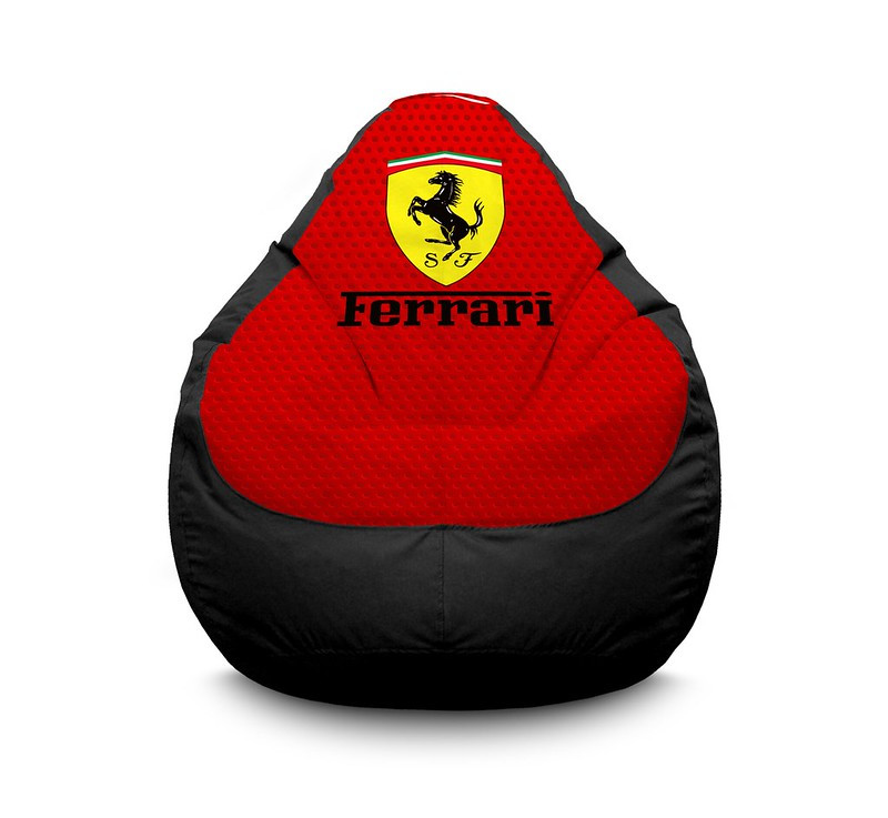 

Кресло мешок iPuff "Ferrari. Red" Оксфорд XL (80х110 см) Красный/Черный