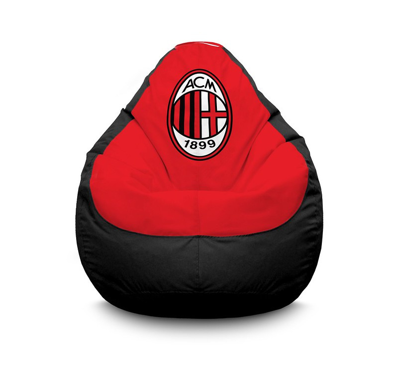 

Кресло мешок iPuff "Football. Milan FC" Оксфорд XXXL (100х135 см) Красный/Черный