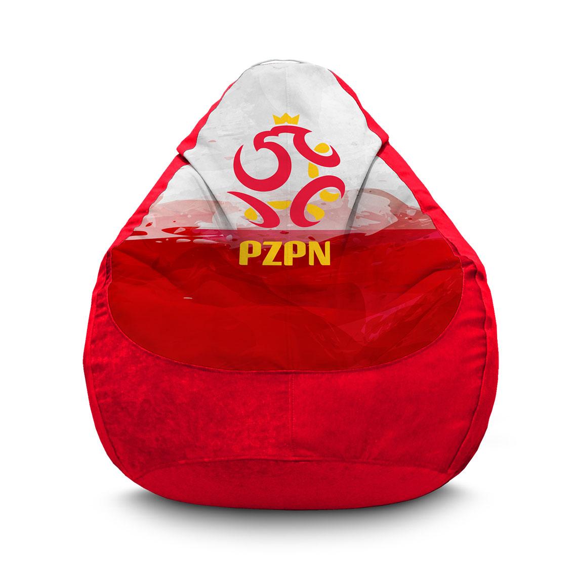 

Кресло мешок iPuff "Сборная Польши" Флок XL (80x110 см) Красный