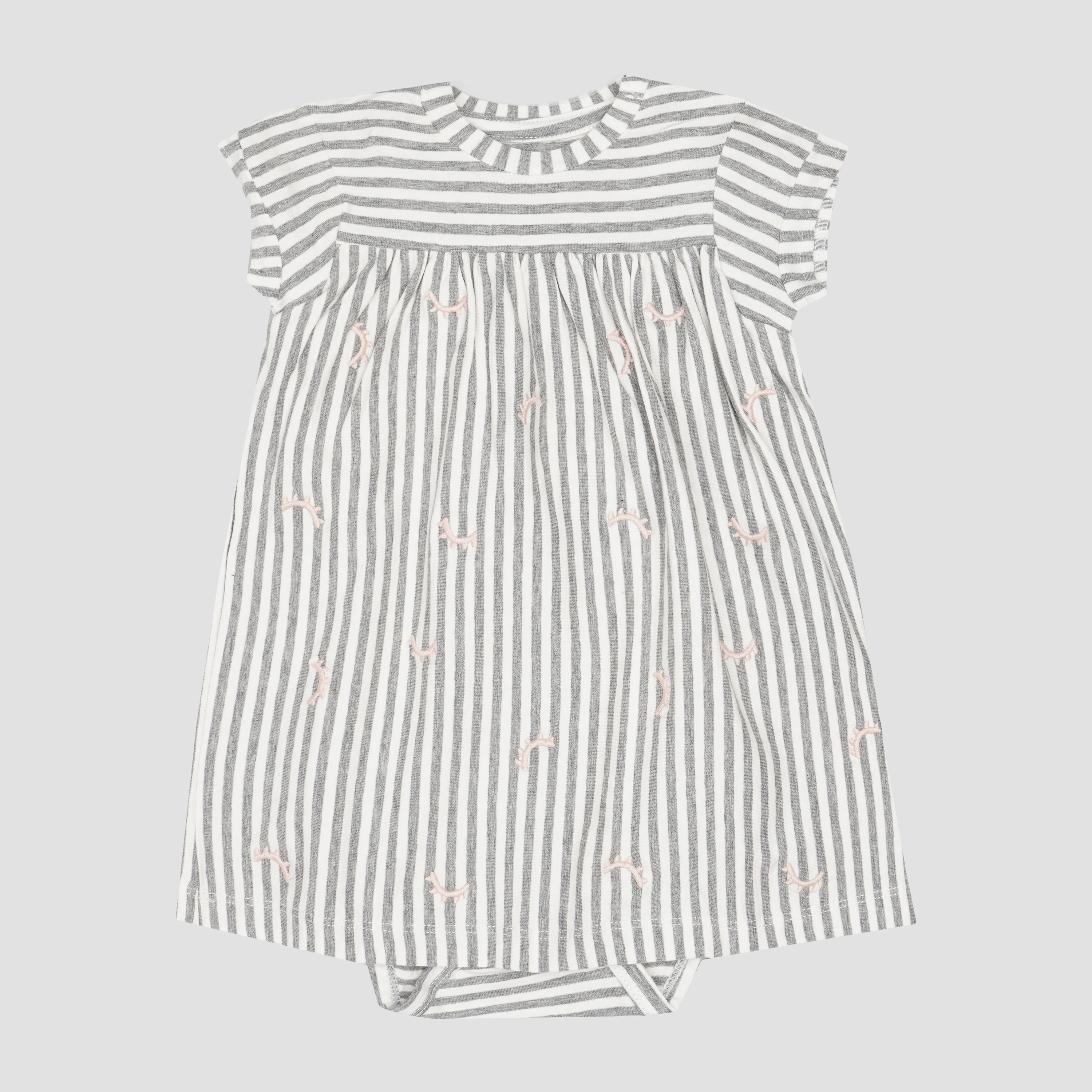 

Платье-боди Name it NAM83139 56 см Серый/Белый