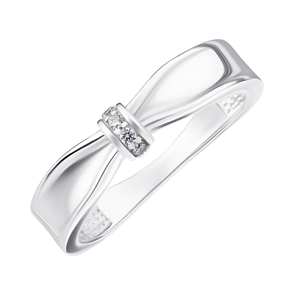 

Серебряное кольцо с фианитами 000148236 16 размера