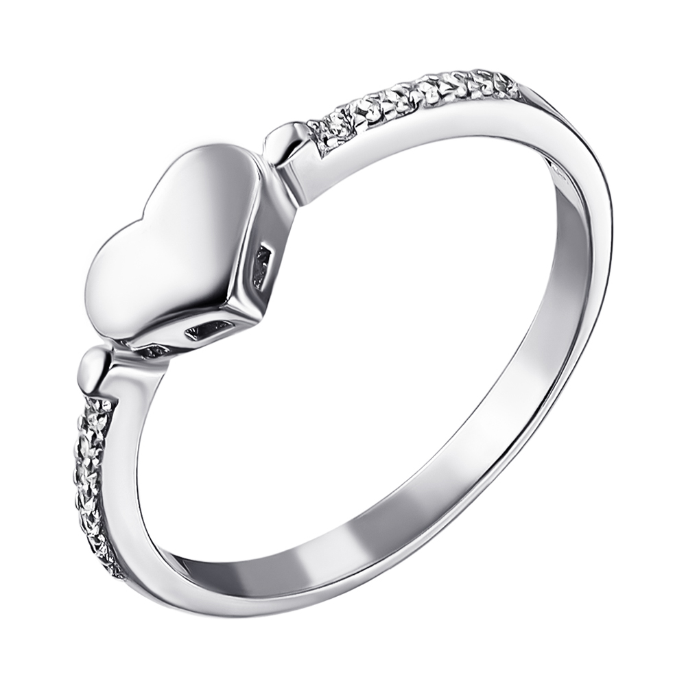 

Серебряное кольцо с фианитами 000116333 16.5 размера