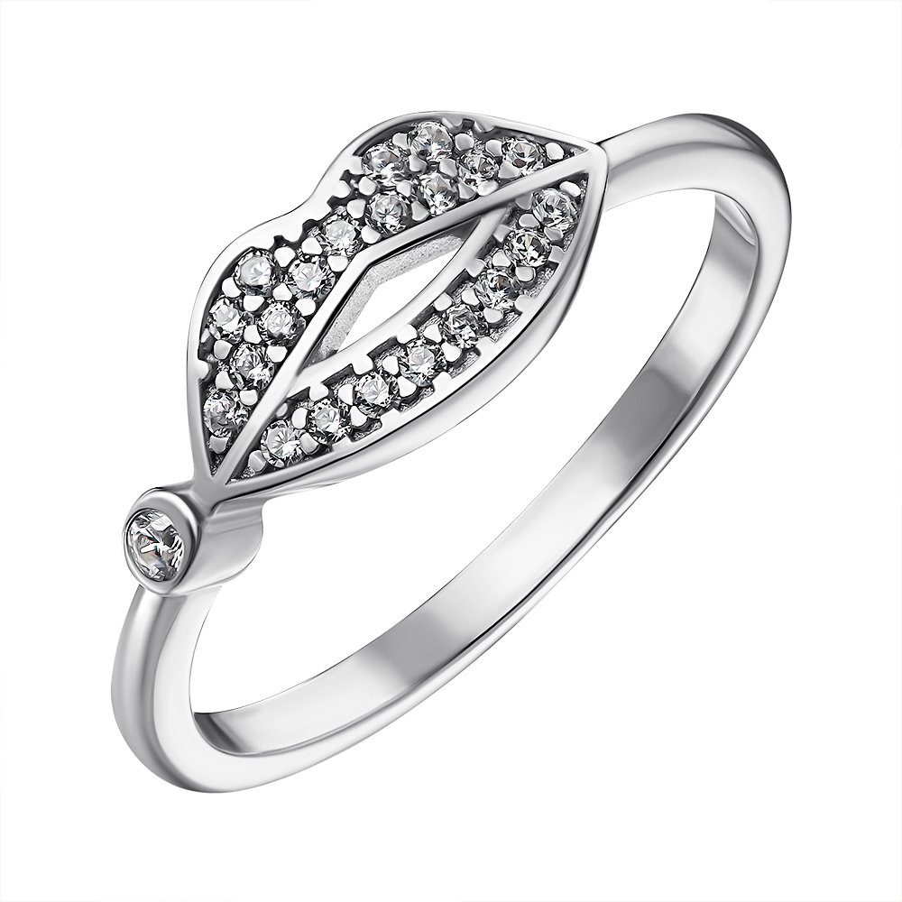 

Серебряное кольцо с фианитами 000148670 16 размера