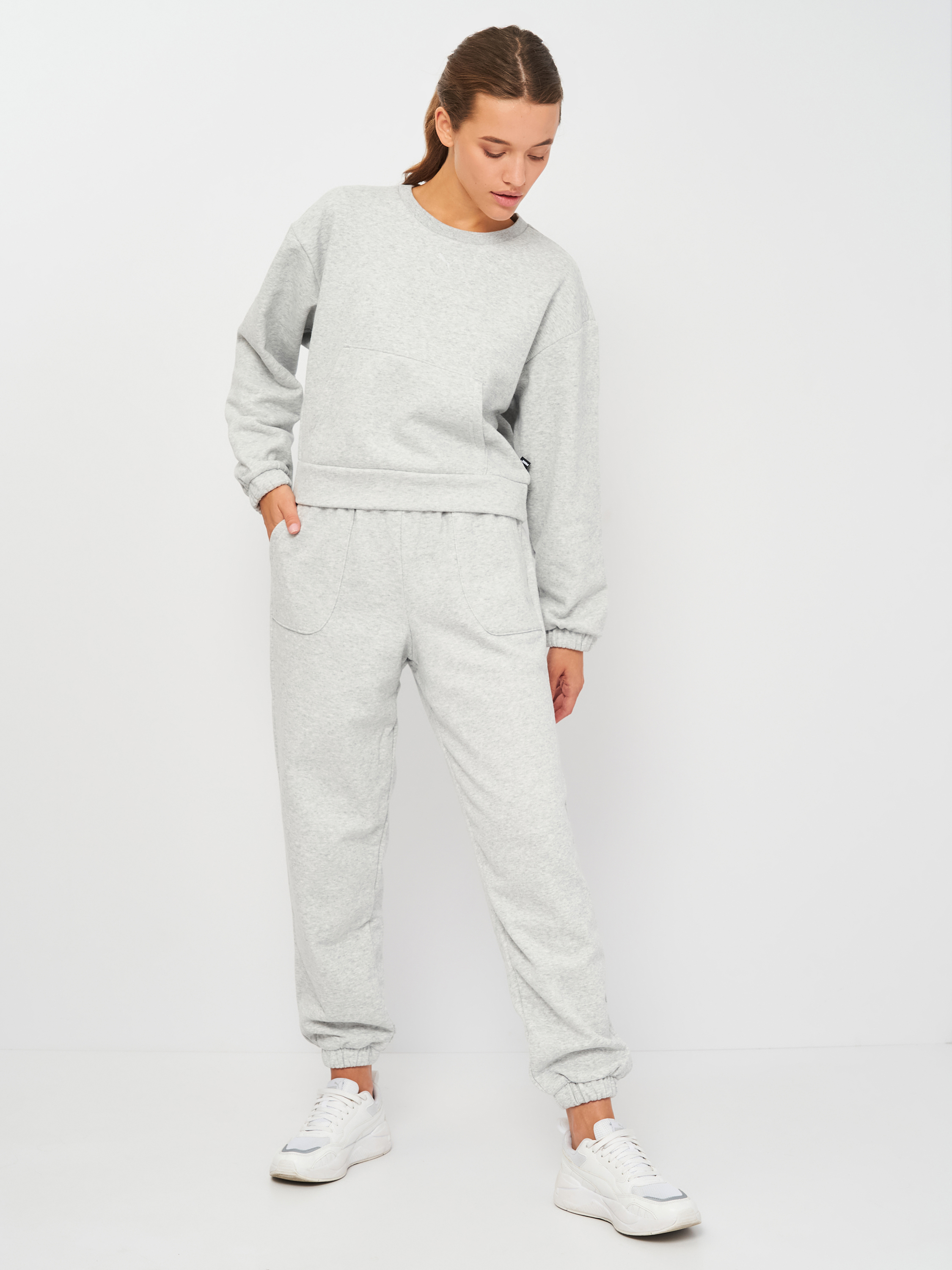 

Спортивный костюм Puma Loungewear Suit 84585504  Light Gray Heather, Спортивный костюм Puma Loungewear Suit 84585504 XL Light Gray Heather