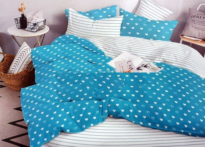 

Комплект постельного белья "ТЕП" семейный 286 Cute Hearts, 70x70