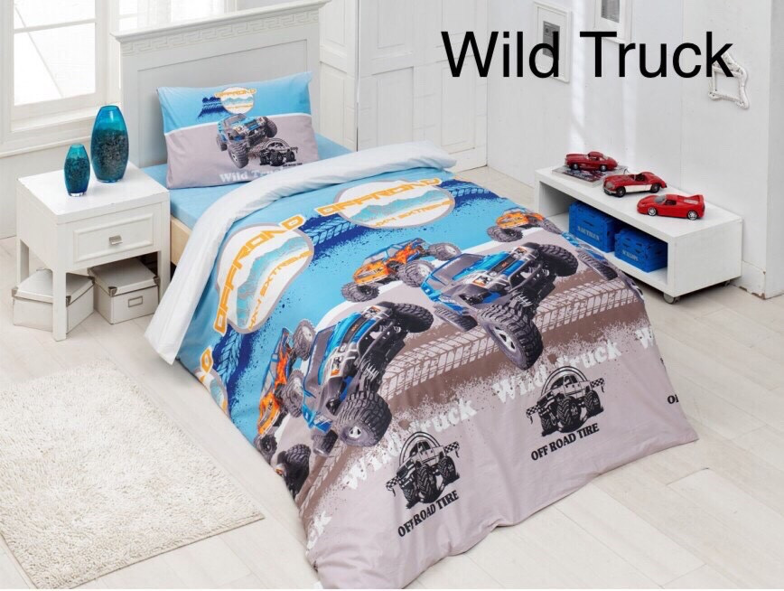 

Постельное белье Altinbasak ранфорс 160x220 Wild Truck