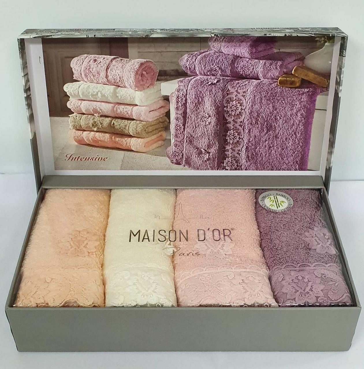 

Полотенца Maison D'or 4шт Intensive 30x50