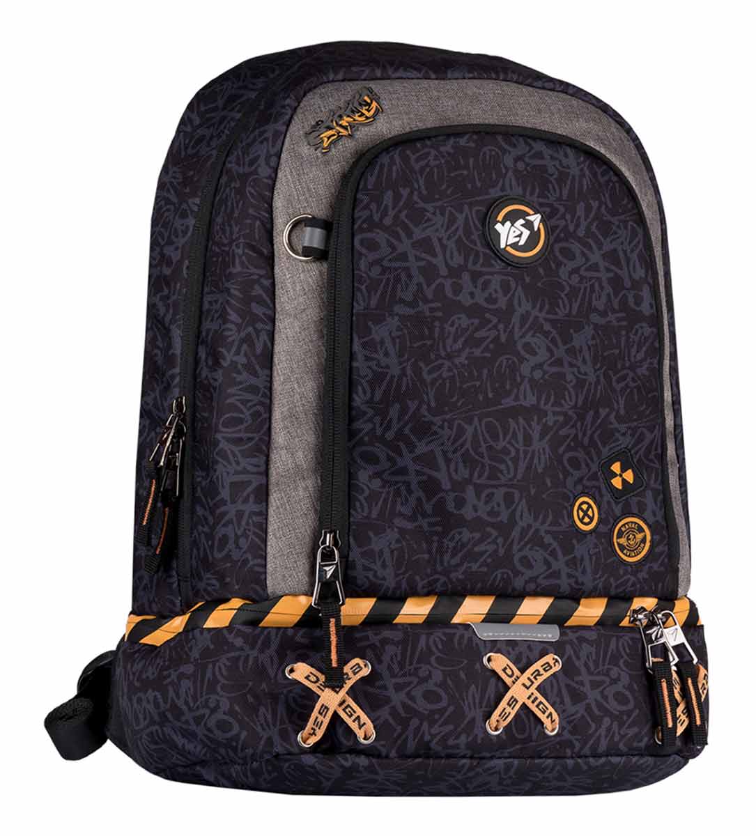 

Рюкзак школьный YES Street style TS-79 19 л 41 × 29 × 16 см черный (552272)