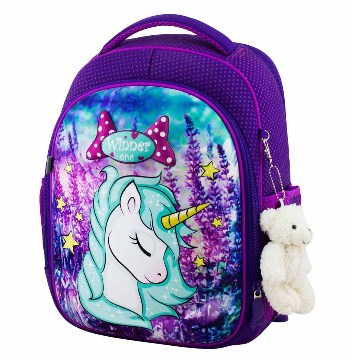 

Ранец-черепашка школьный Winner One Виннер Уан Единорог 17 л 29 × 17 × 36 см (6015)