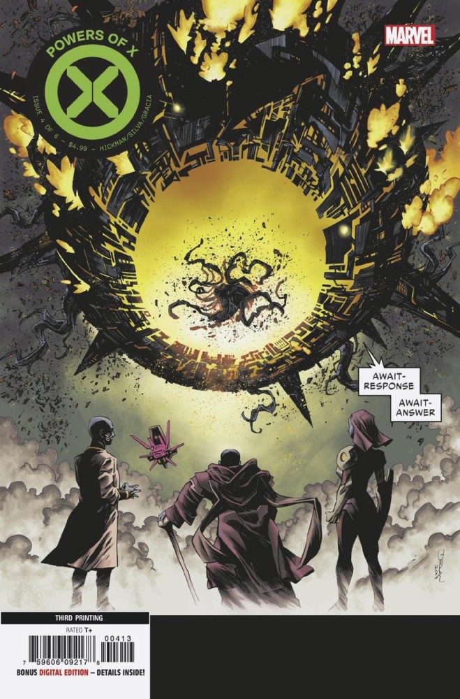 

Powers Of X #4 Cover J 3rd Ptg Variant Declan Shalvey Cover