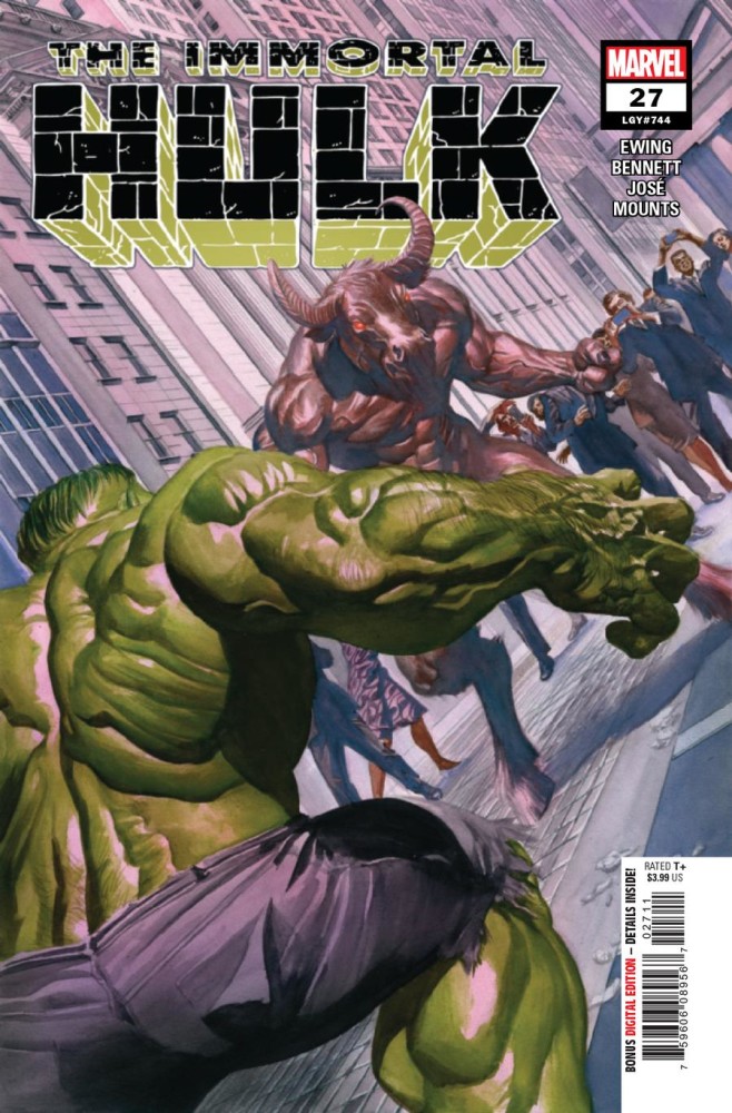 

Immortal Hulk #27 Cover A Regular Alex Ross Cover