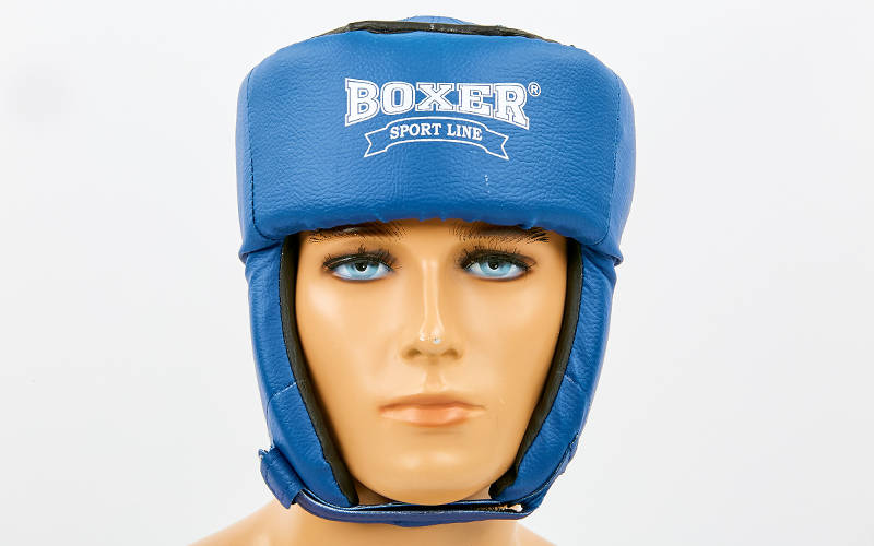 

Шлем боксерский открытый Кожвинил BOXER 2028-4 Размер L, Синий