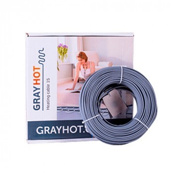 

Нагревательный кабель GrayHot (571Вт/38м) 2,9-4,8 м2