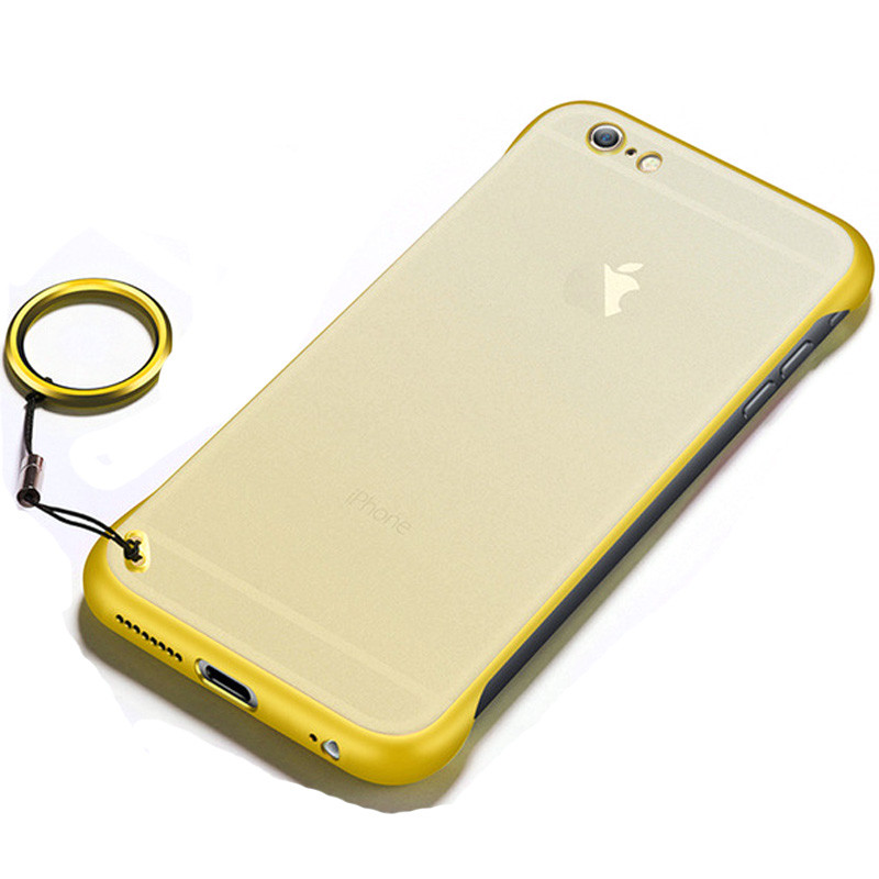 

TPU+PC чехол LikGus Edge (+ кольцо) для Apple iPhone 7 / 8 (4.7") Желтый