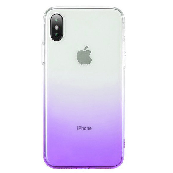 

TPU+PC Epik Ombre для Apple iPhone XS Max (6.5") Фиолетовый