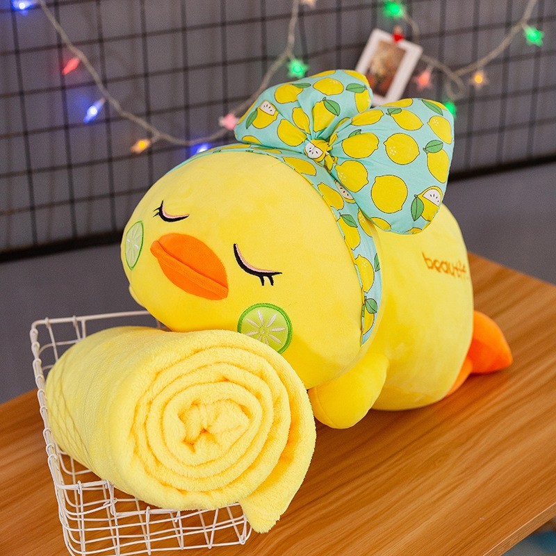 

Плед-Подушка Sofi Soft Утка желтая 60 см