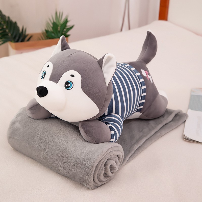 

Плед-Подушка Sofi Soft Хаски Серый 60 см