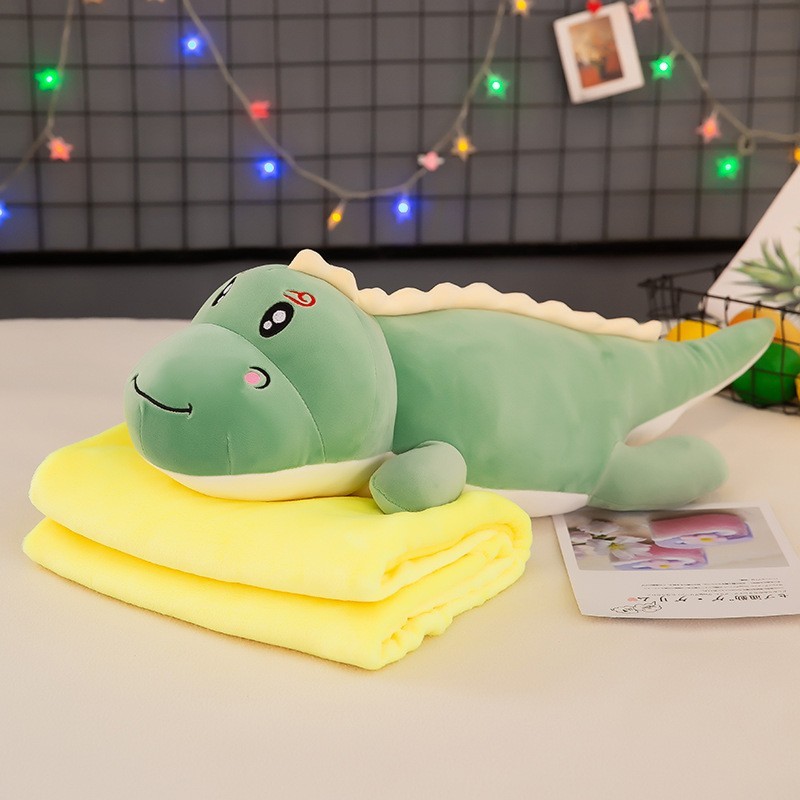 

Плед-Подушка Sofi Soft Крокодил зелёный 60 см