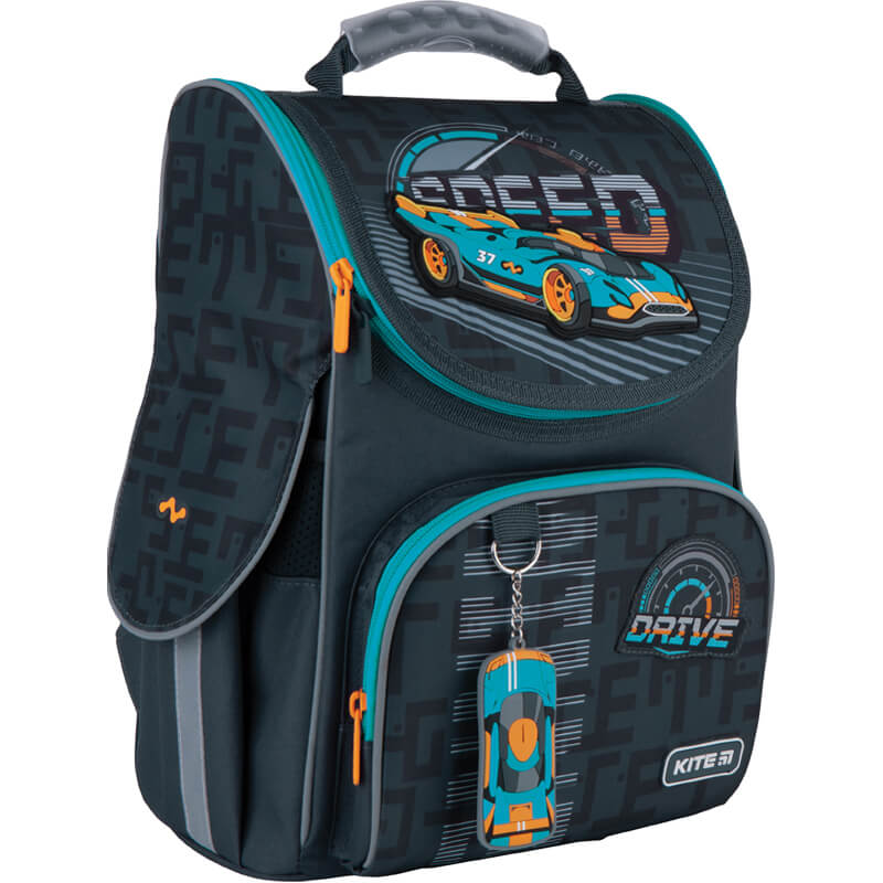

Рюкзак школьный каркасный Kite Education Speed Серый (K21-501S-1)