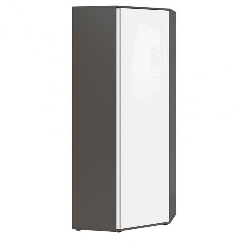 

Шкаф угловой Graphic Black Red White 78х192x79 011033