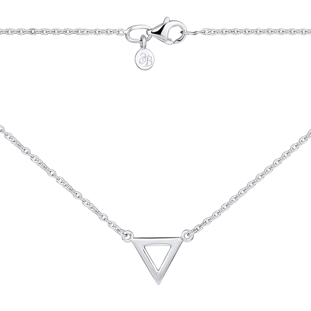 

Серебряное колье с подвеской 000140438 45 размера
