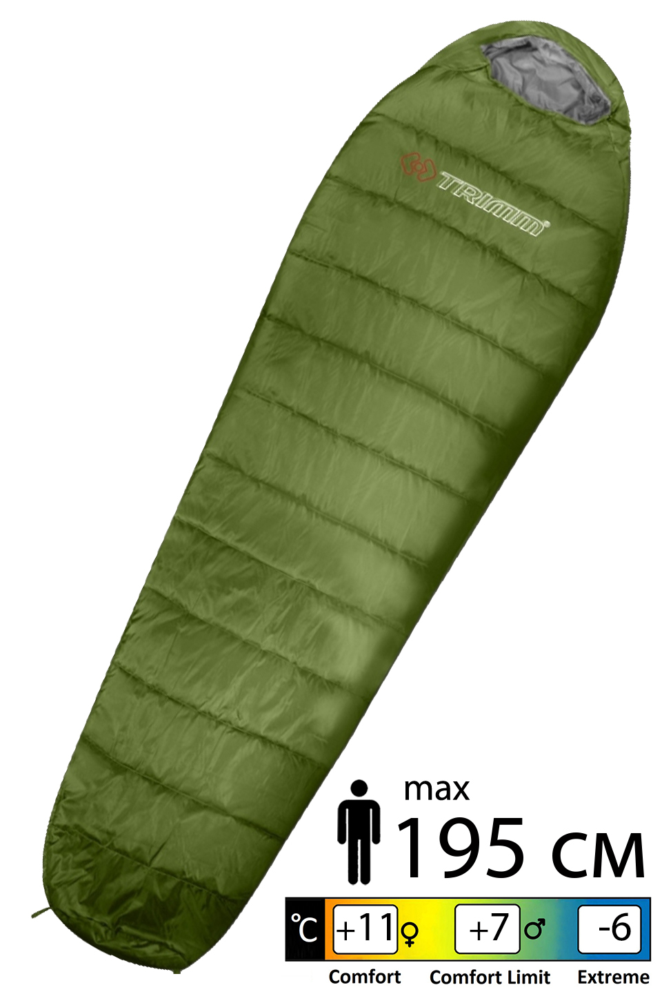 

Спальник Trimm Summer kiwi green - 001.009.0267 - 195R
