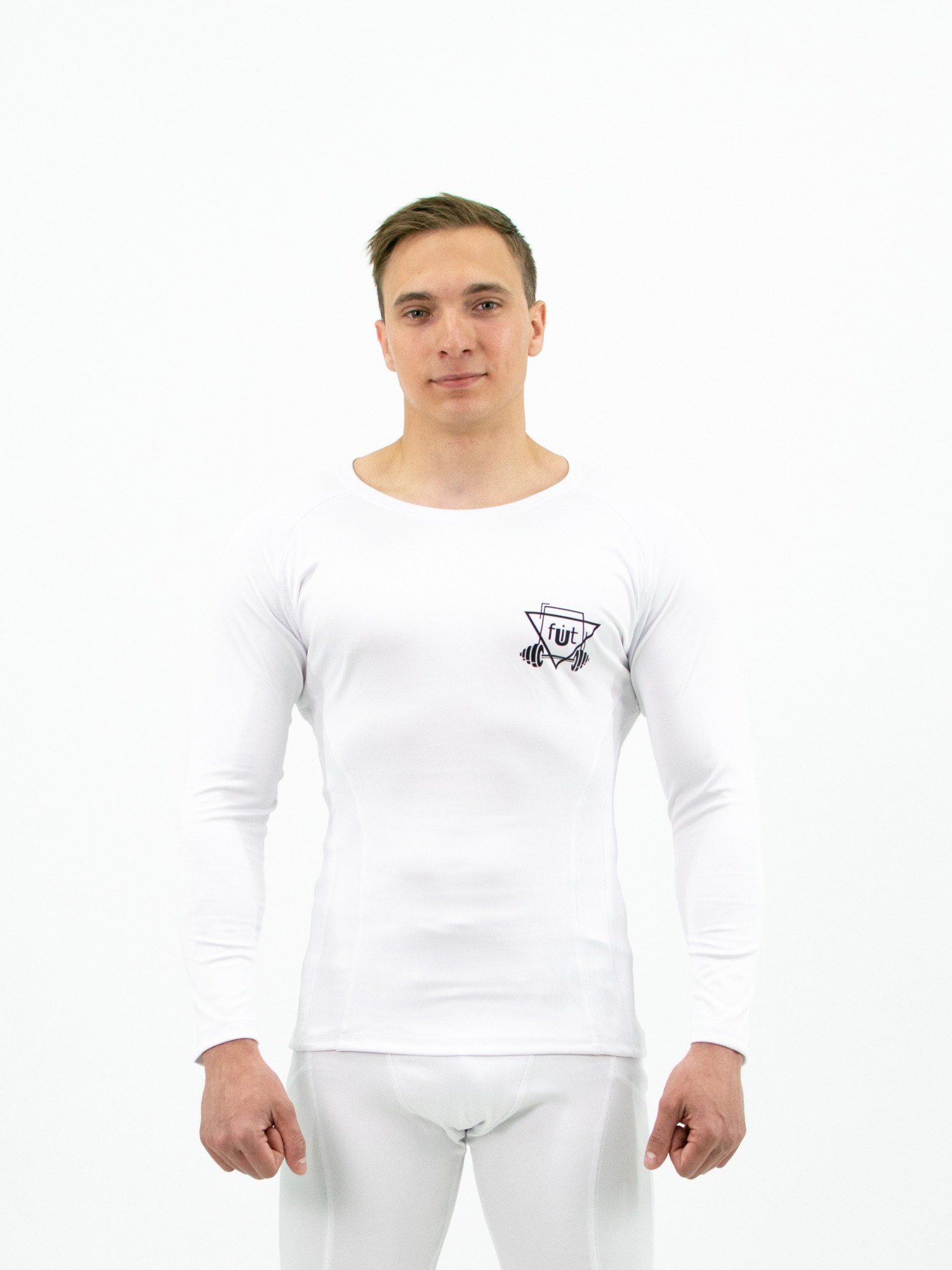 

Рашгард компрессионный мужской fitU Rush white  Белый, Рашгард компрессионный мужской fitU Rush white XL Белый