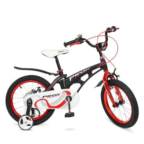 

Велосипед детский PROFI 18" Infinity черно-красный, магниевой рамой LMG18201
