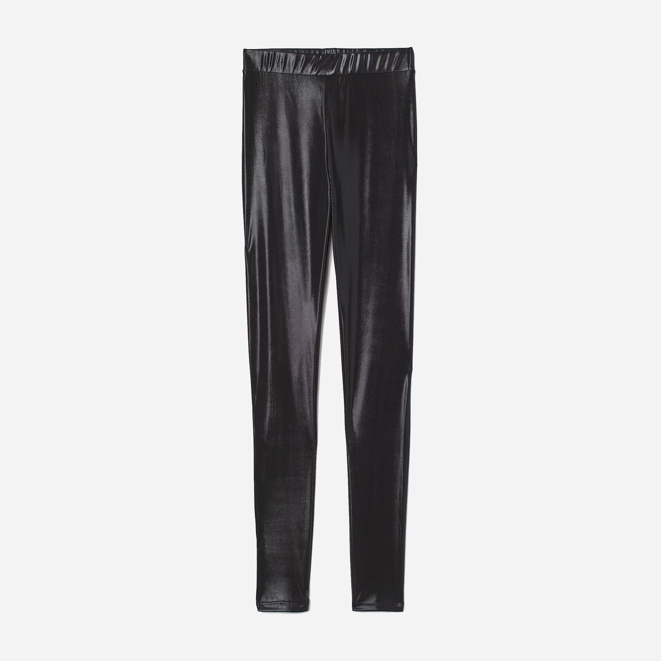 

Лосины H&M 104-4137070 L Черные блеск
