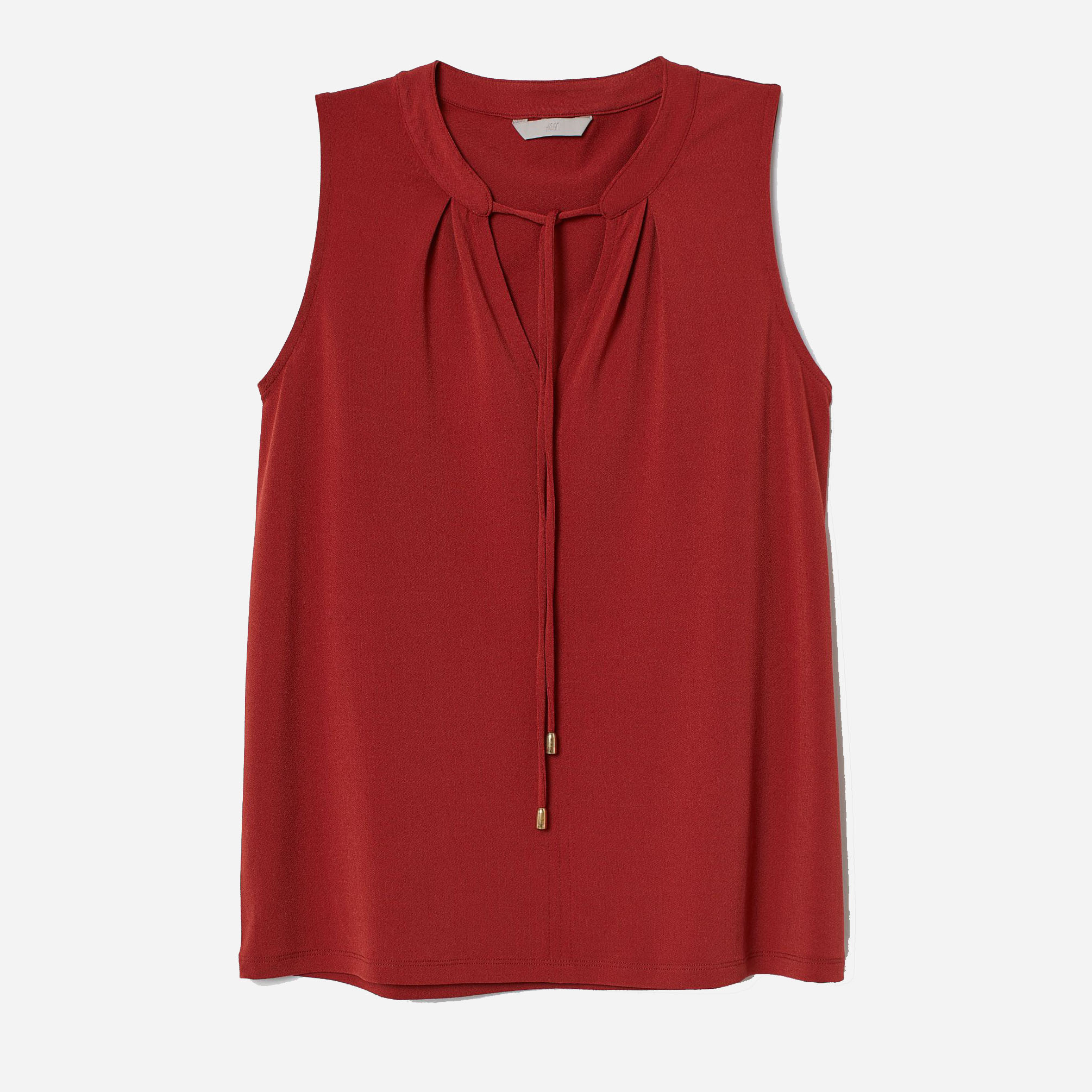 

Блузка H&M 1307-7447030 S Терракотовая