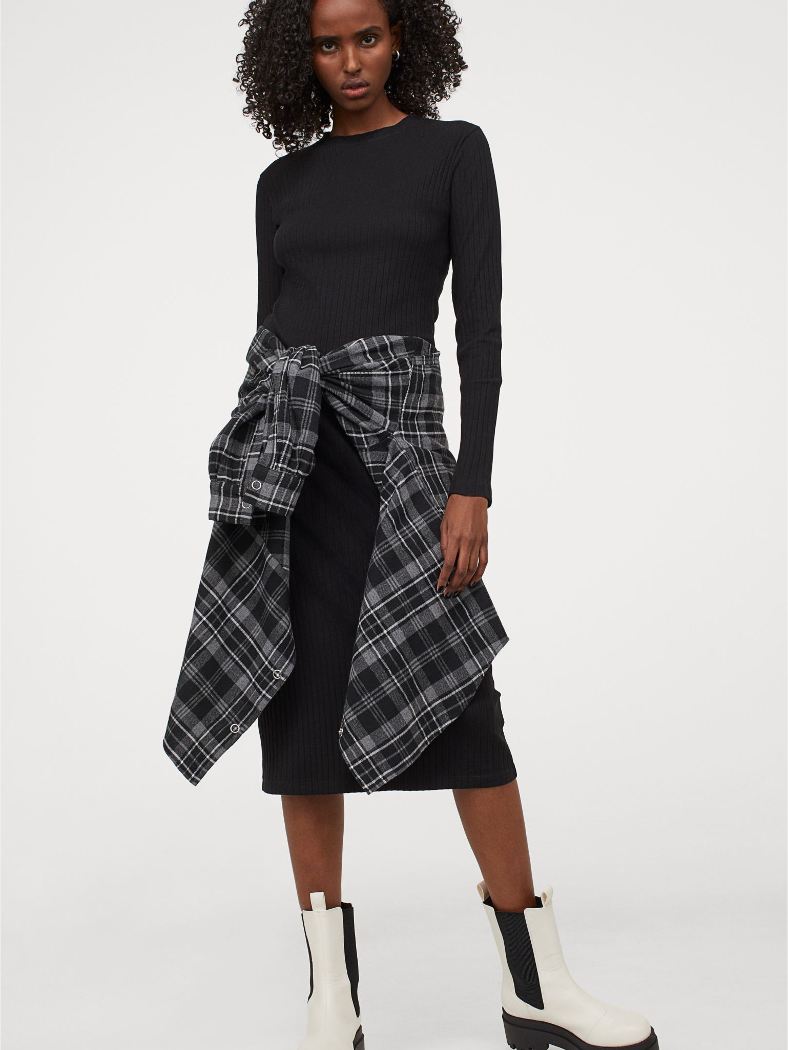 

Платье H&M 1603-8985622 XS Черное