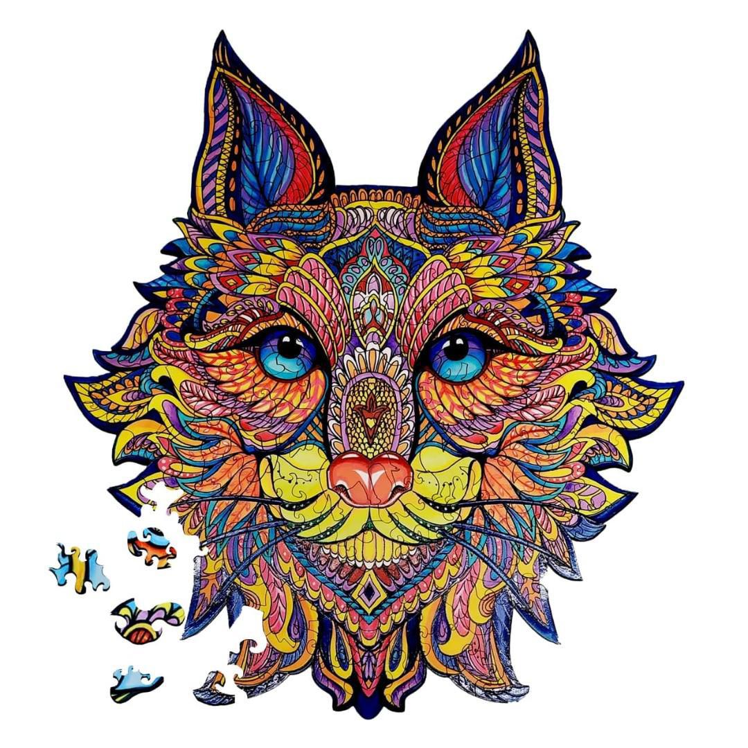

Деревянные пазлы Лесной кот