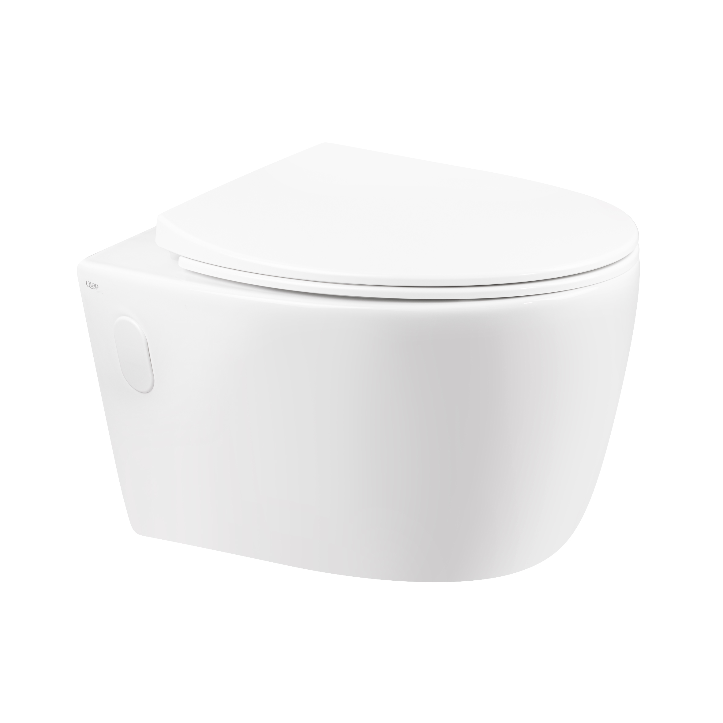 

Унитаз подвесной Qtap Leo безободковый с сиденьем Slim Soft-close QT11331002ERW (SX701910)