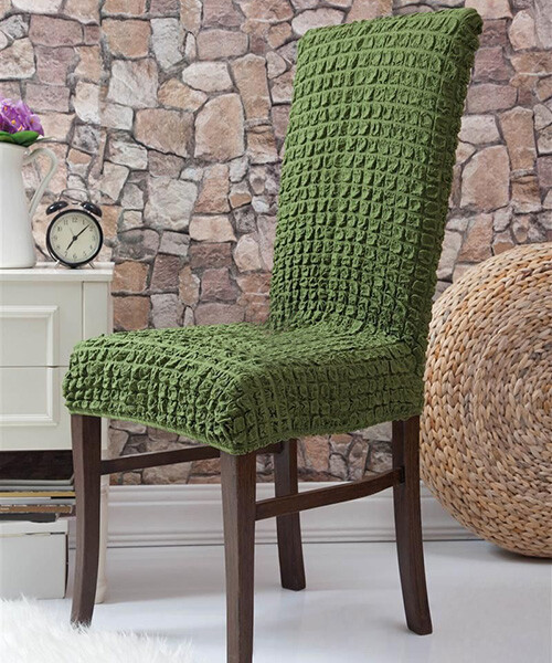 

Чехлы для мебели Naperine стулья жатка без оборки 6 шт. Зеленый