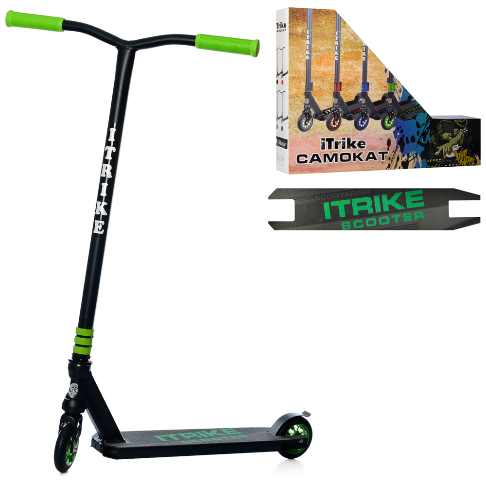 

Самокат iTrike SR 2-068-1-BGR Black Green (SR 2-068-1)