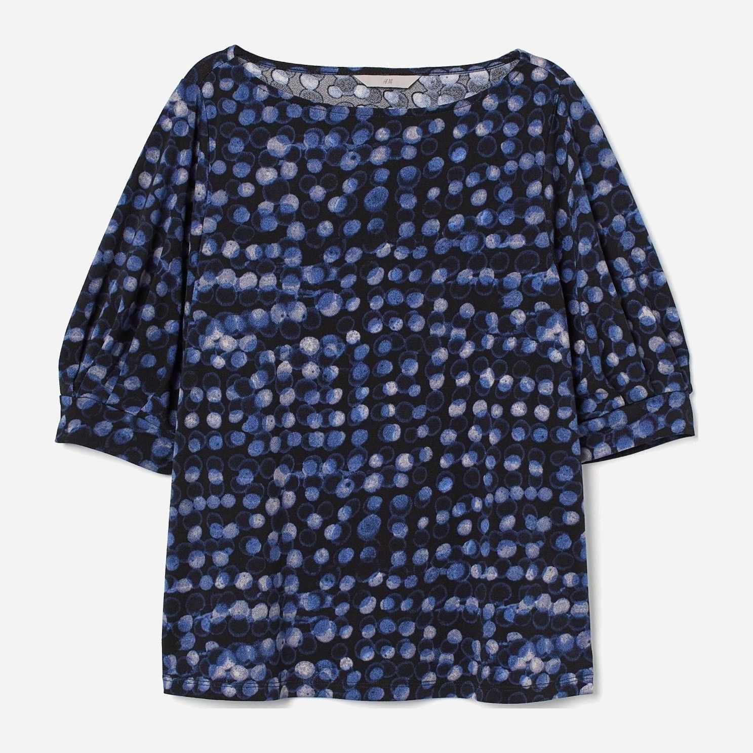 

Блузка H&M 2207-6640749  Темно-синяя, Блузка H&M 2207-6640749 XS Темно-синяя