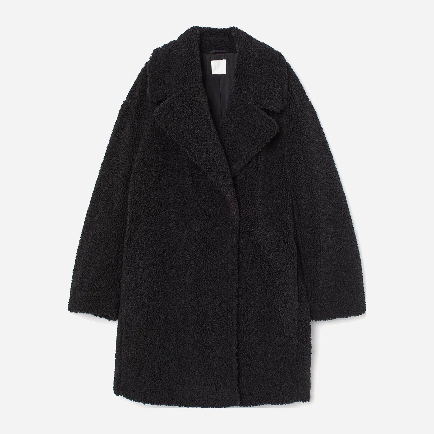 

Шуба H&M 3007-8778452 S Черная