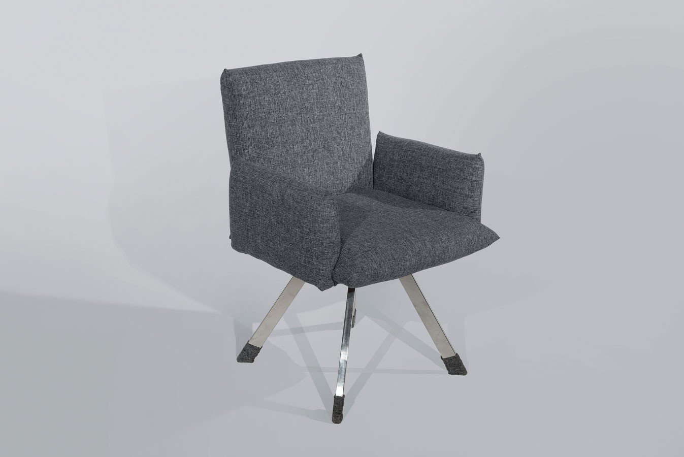 

Кресло мягкое LANCELOT Альберта 650х660х870 Gray
