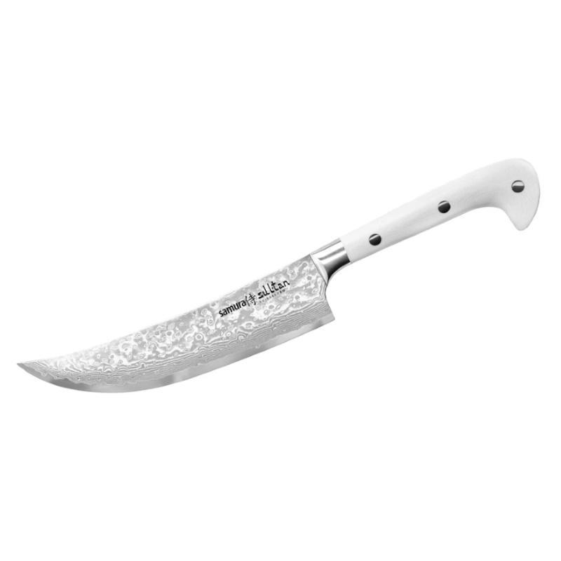 

Нож кухонный для нарезки 210 мм Samura Sultan (SU-0045DBW) white