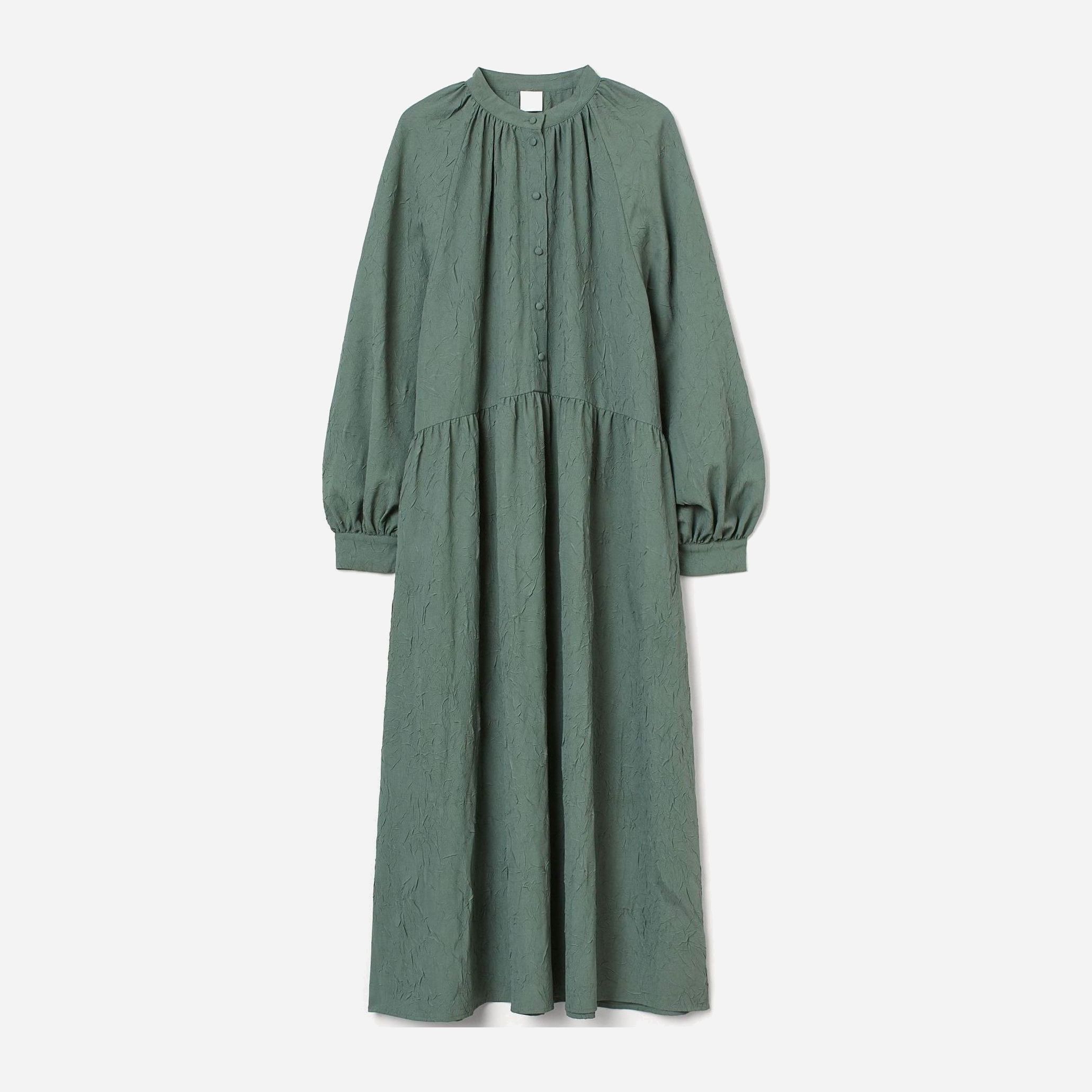 

Платье H&M 706-9290012 L Зеленый хаки