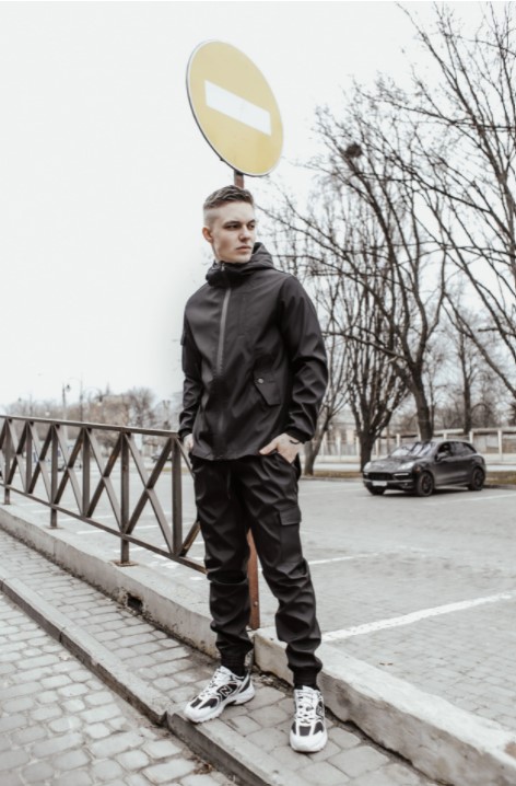 

Мужской костюм демисезонный куртка и штаны Intruder Softshell Easy 0018 M (46) Черный (IN - 0018/2 B)