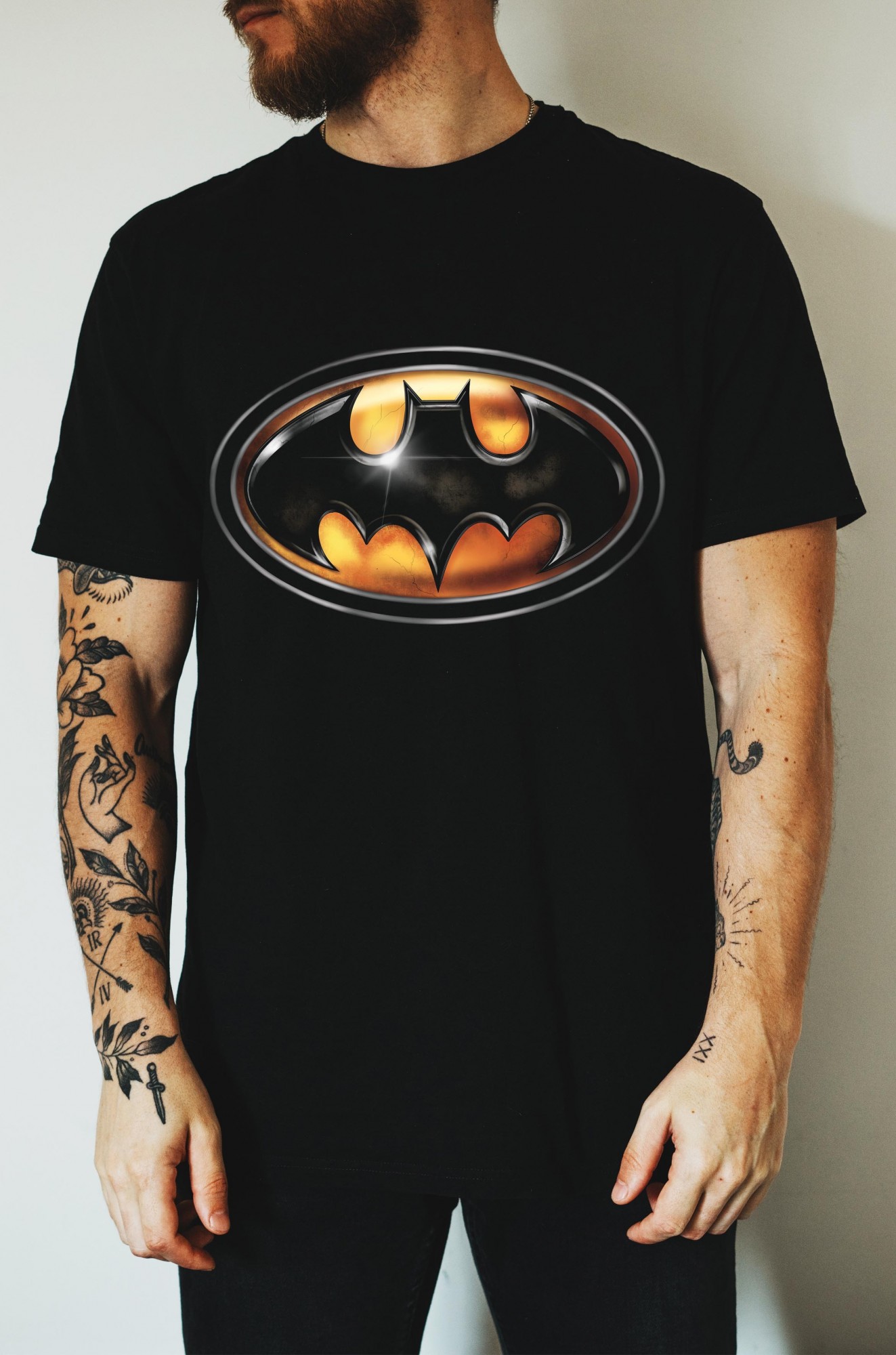 

Футболка Stedman Vintage Series Batman Logo  Черная, Футболка Stedman Vintage Series Batman Logo XL Черная