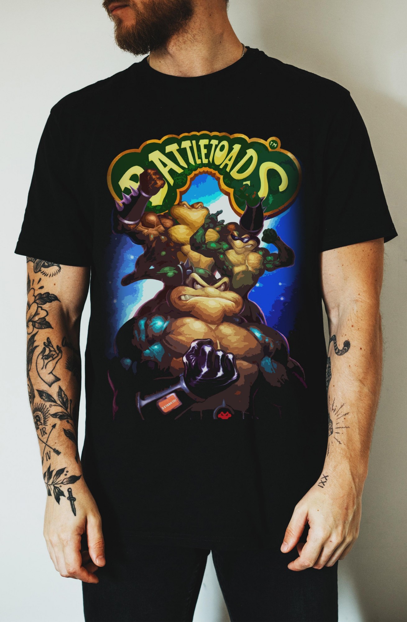 

Футболка Stedman Vintage Series Battletoads Print 3 XS Черная