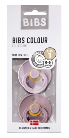 

Пустышка BIBS Lilac+Heather 0-6 мес. 2 шт.