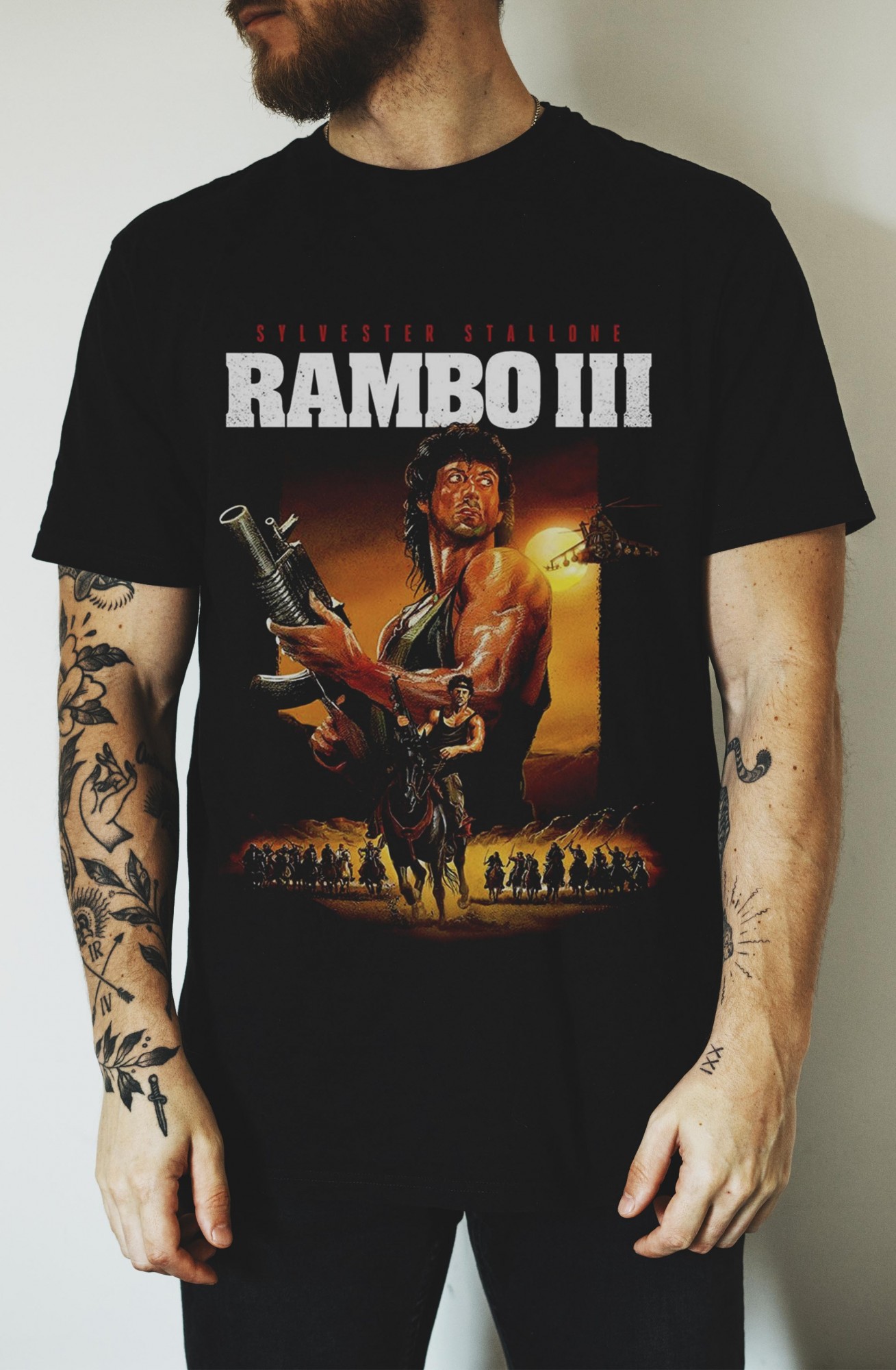 

Футболка Stedman Vintage Series Movie Rembo III  Черная, Футболка Stedman Vintage Series Movie Rembo III XS Черная