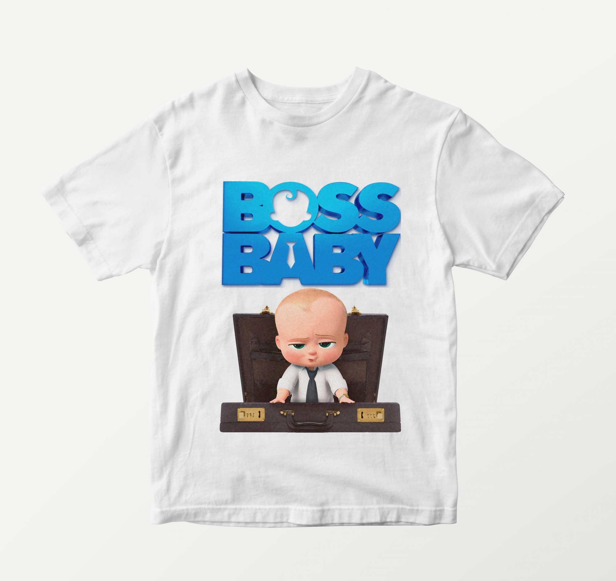 

Футболка детская Бос Молокосос Baby Boss L, 146-152 cm Белая