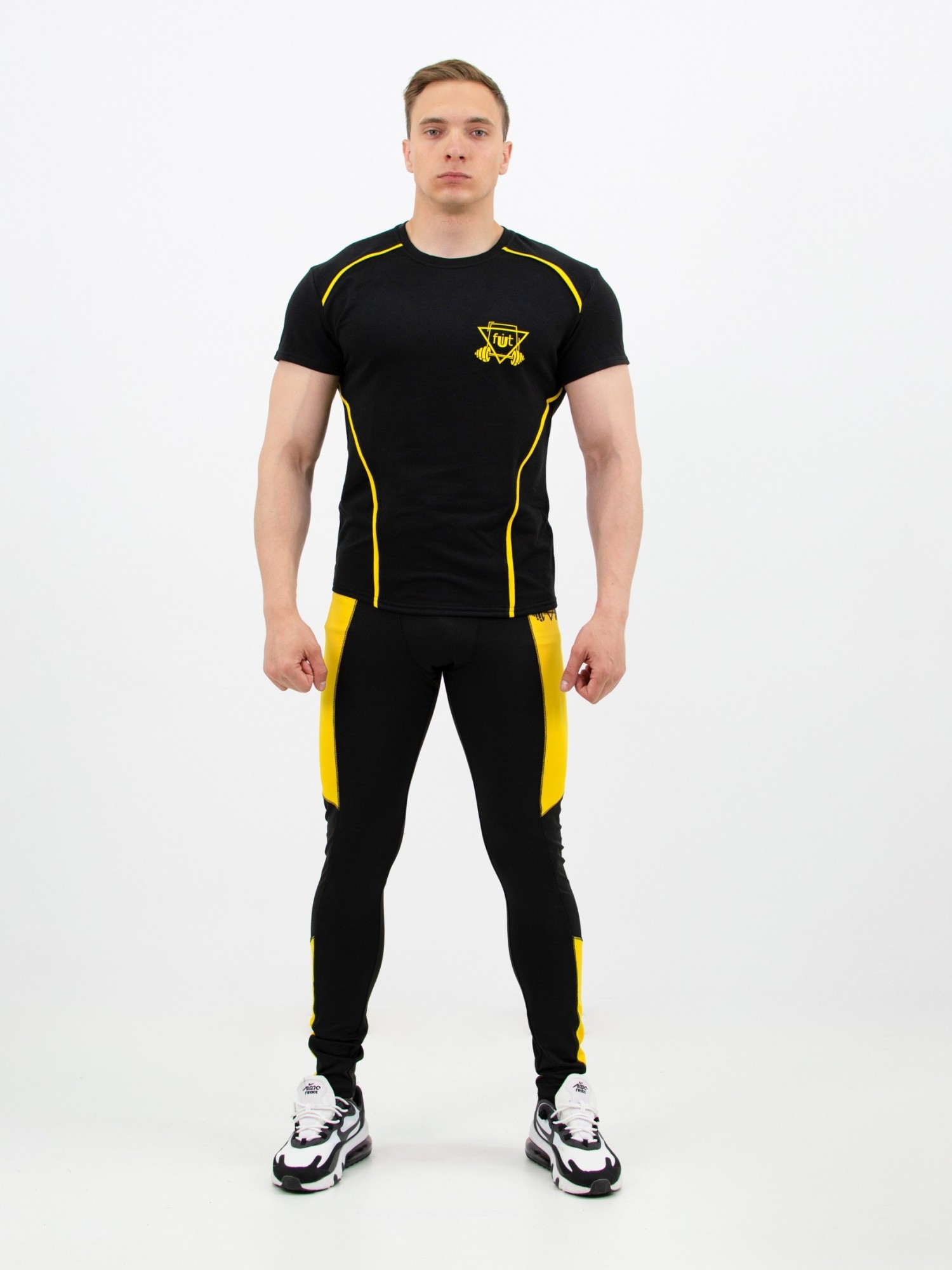 

Мужской спортивный комплект fitU Glory black 2.0  Черный, Мужской спортивный комплект fitU Glory black 2.0 XL Черный