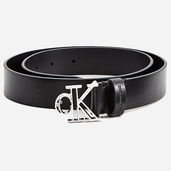 

Ремень женский кожаный Calvin Klein Jeans OUTLINE MONO PLAQUE BELT 30MM K60K608290-BDS 80 см Черный