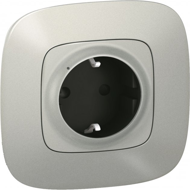 

Умная розетка 2К+З 16А 230В Legrand Valena Allure with Netatmo Алюминий